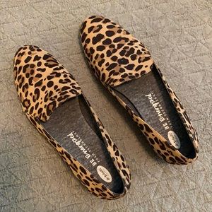 Dr Scholls Leopard Loafers